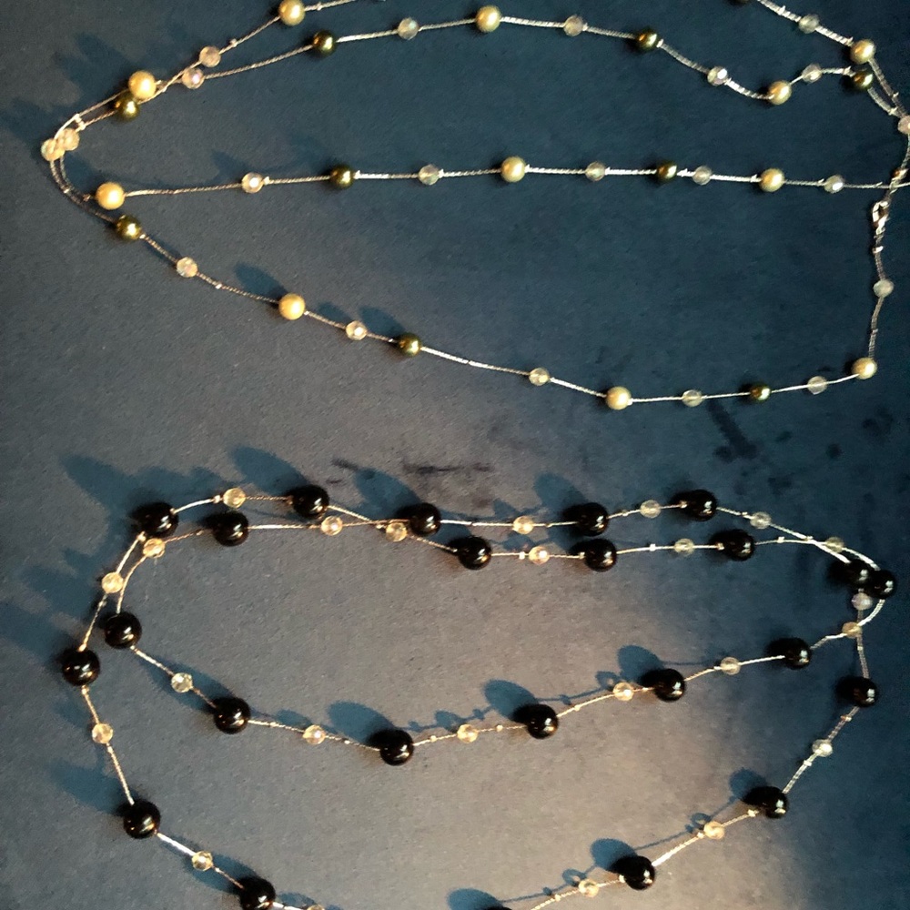 Two beaded necklaces